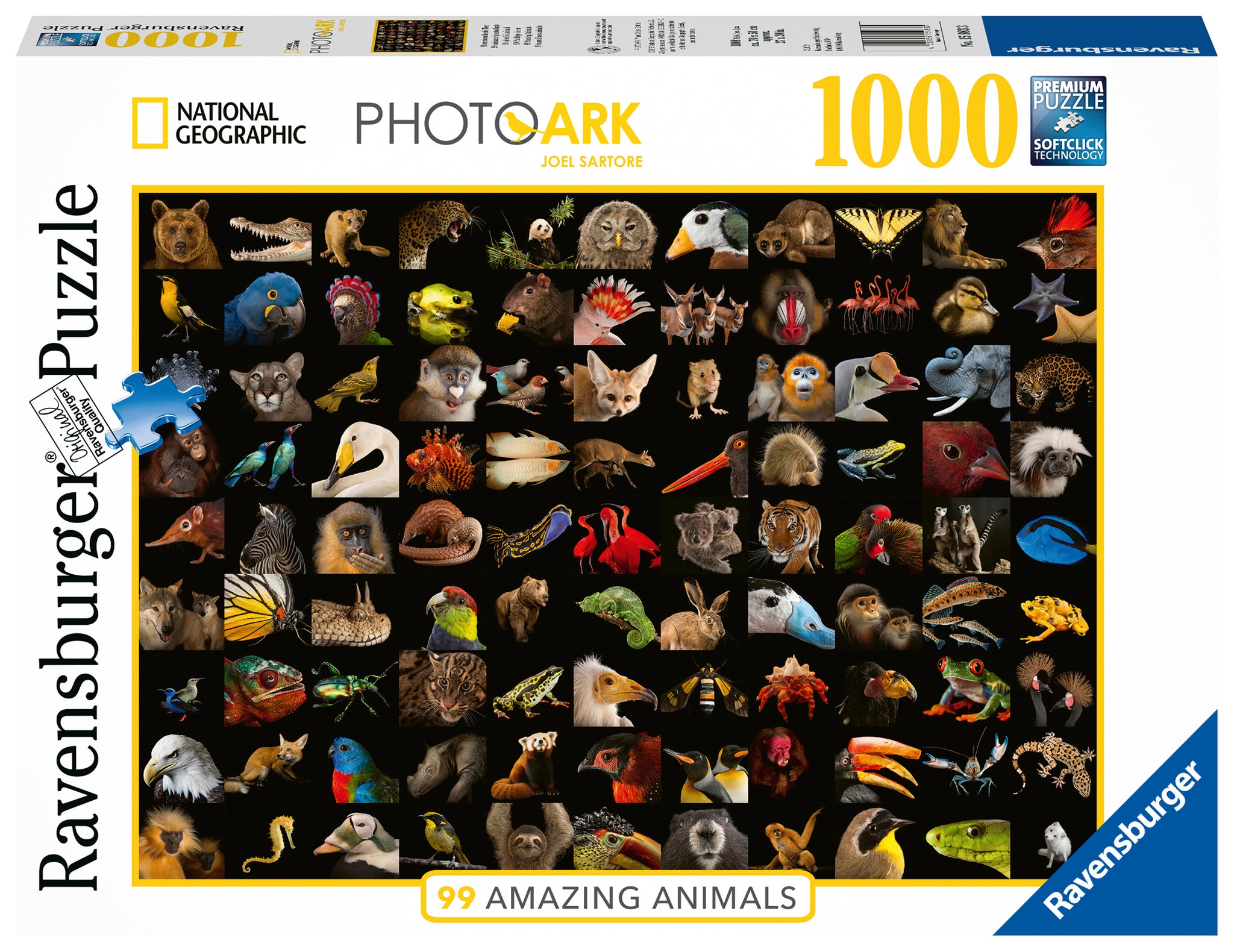 99 Stunning Animals Puzzle 1000pc