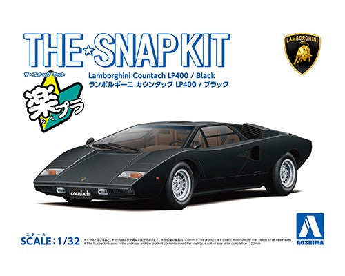 1 32 Snap Lamborghini Countach Lp400 (black) — Games World South Australia