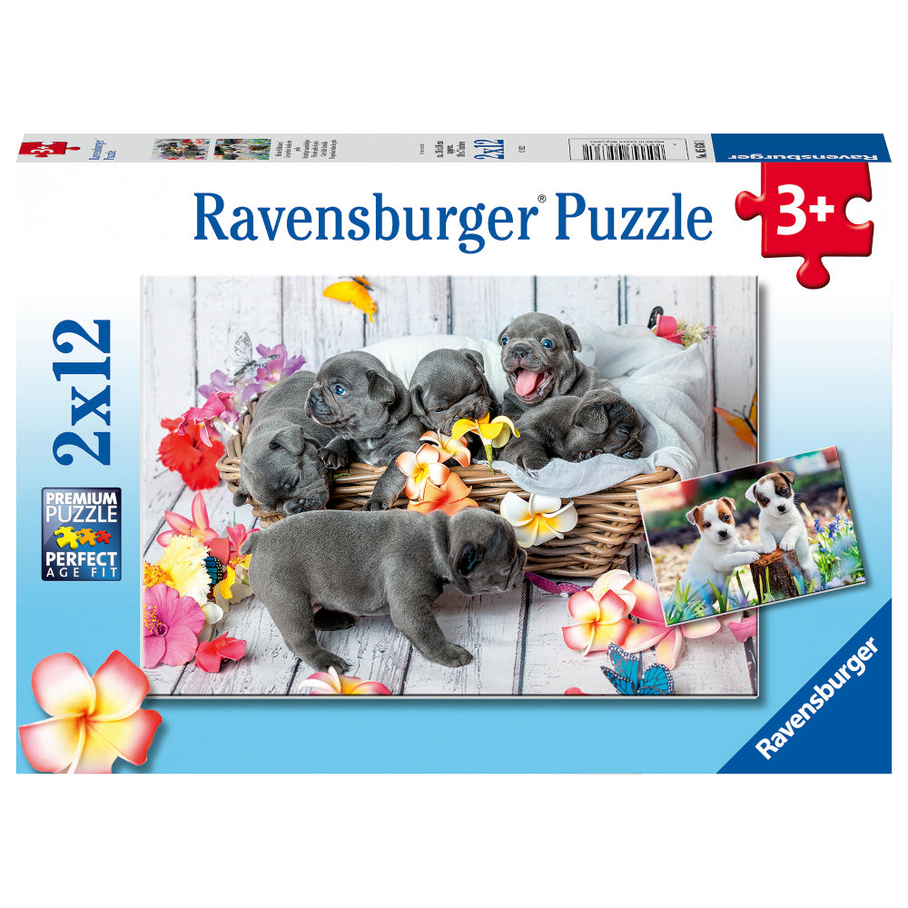 Cute Little Furballs Puzzle 2x12pc