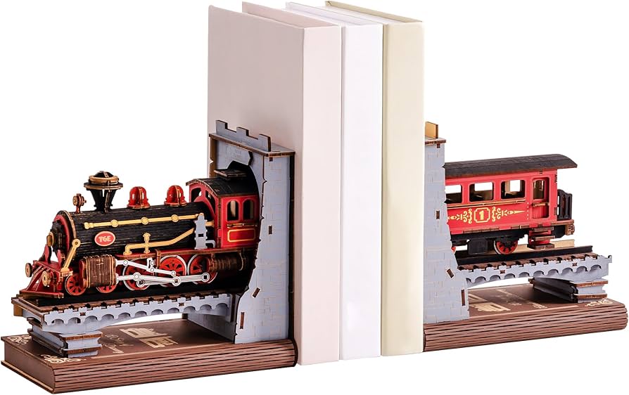 Century Train - Bookends Kit - ROBOTIME