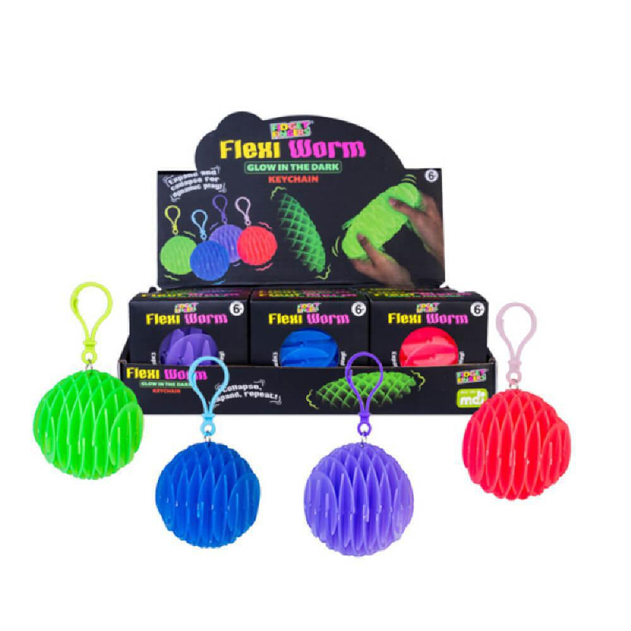 FLEXI WORM KEYCHAIN GID