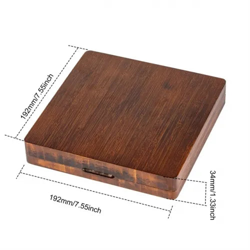 Bamboo Wood Dice Box and Dice Tray - Games World Dice