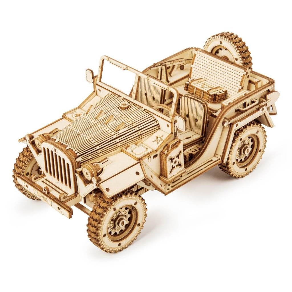 DIY 1:18 ARMY FIELD CAR - ROBOTIME