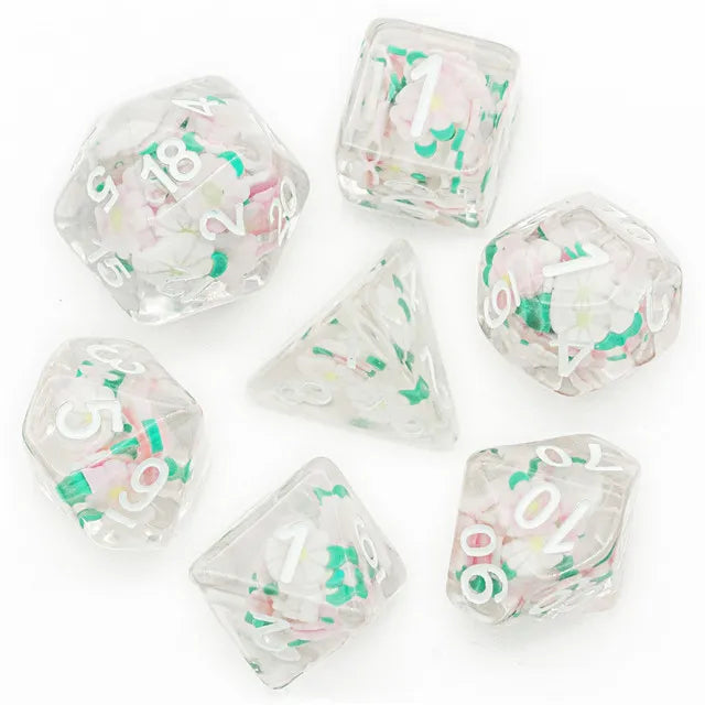 Daisy Dice CLEAR WHITE - Games World Dice