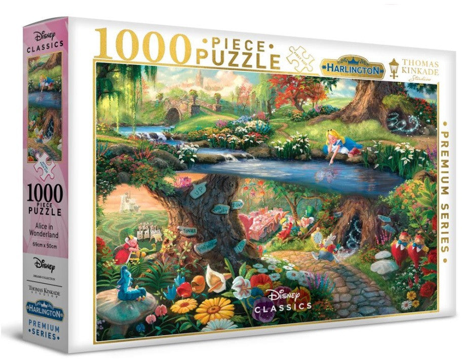 Disney Alice in Wonderland 1000 pieces - Harlington Thomas Kinkade