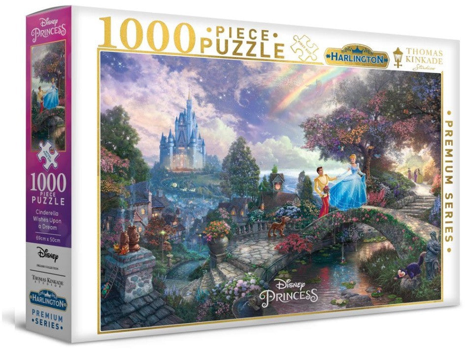 Disney Cinderella Wishes Upon a Dream 1000 pieces - Harlington Thomas Kinkade