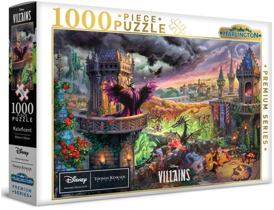 Disney Maleficent 1000 pieces - Harlington Thomas Kinkade