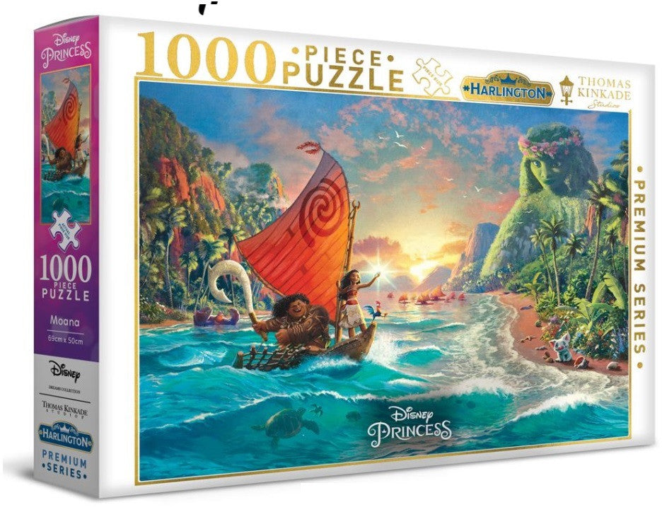 Disney Moana 1000 pieces - Harlington Thomas Kinkade