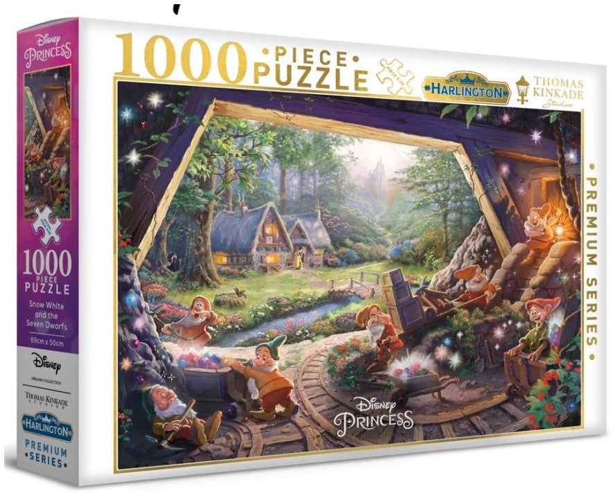 Disney Snow White and the Seven Dwarfs 1000 pieces - Harlington Thomas Kinkade