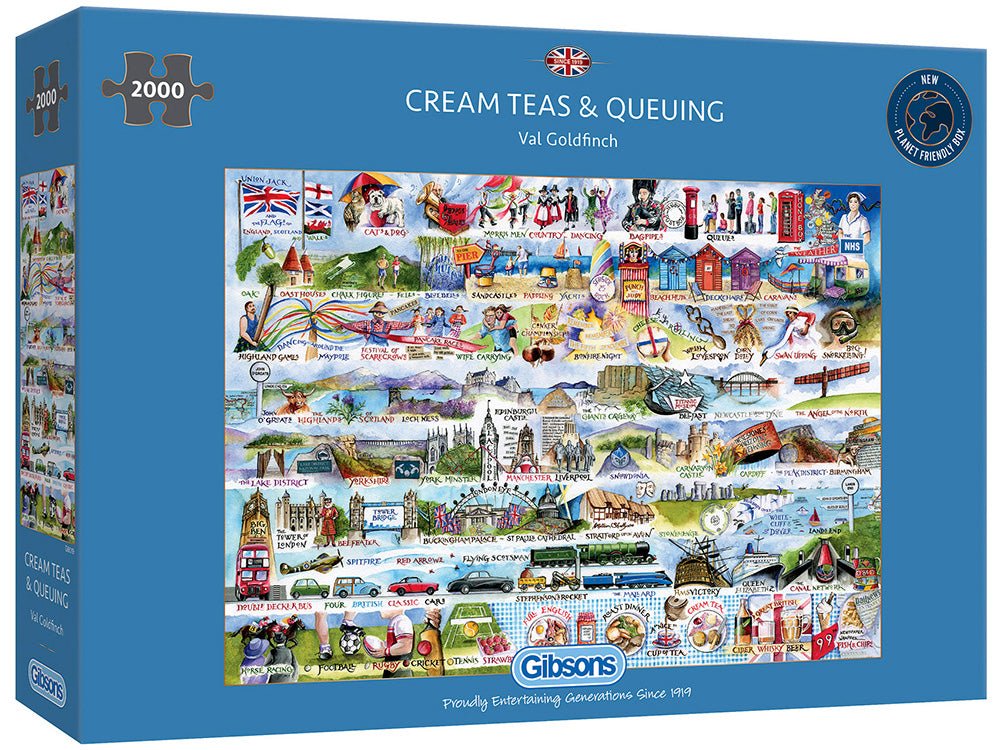 Cream Teas & Queuing 2000pc - Gibsons