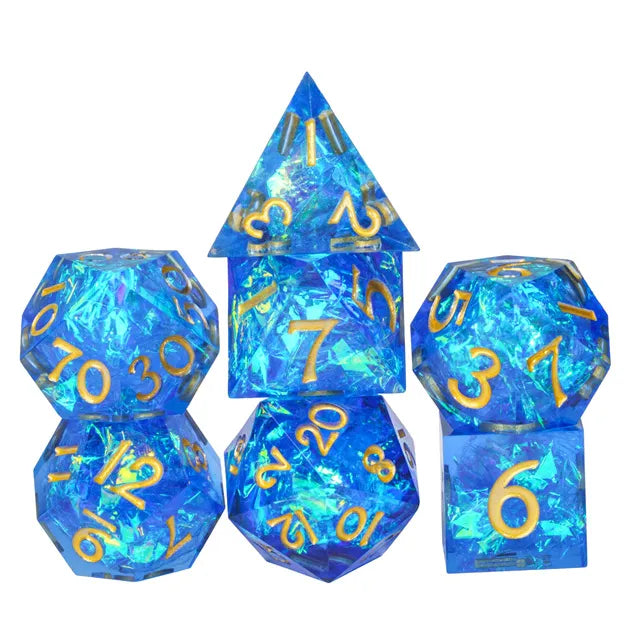 Magic Aura MINI BRIGHT BLUE BLACK - Games World Dice