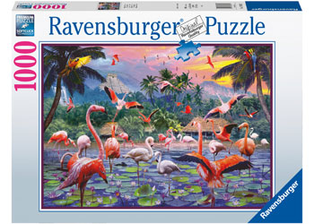 Pink Flamingos 1000pc