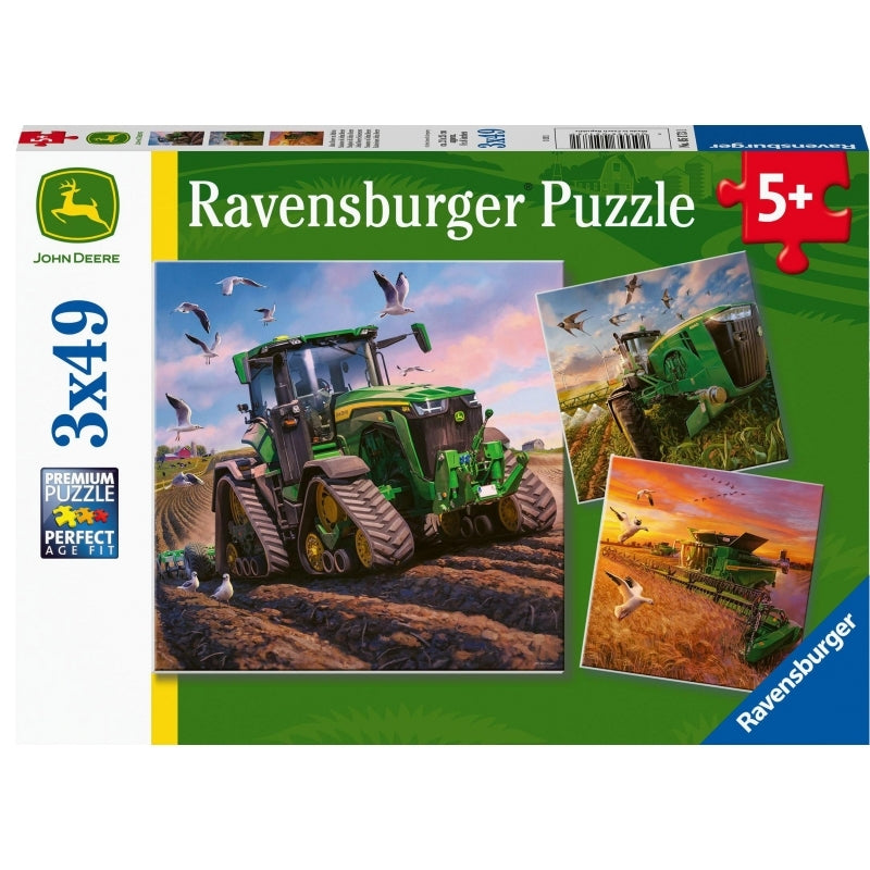 WT Seasons of John Deere Puzzle 3x49pc