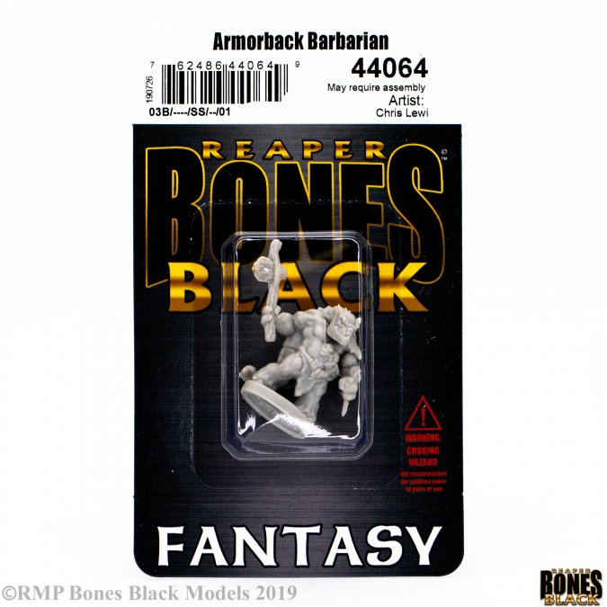 Reaper: Bones Black: Armorback Barbarian