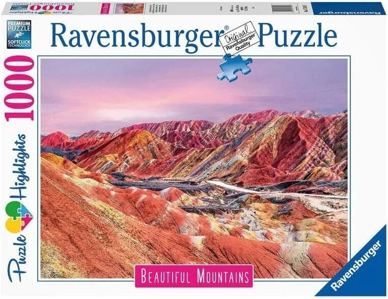 Rainbow Mountains China 1000pc