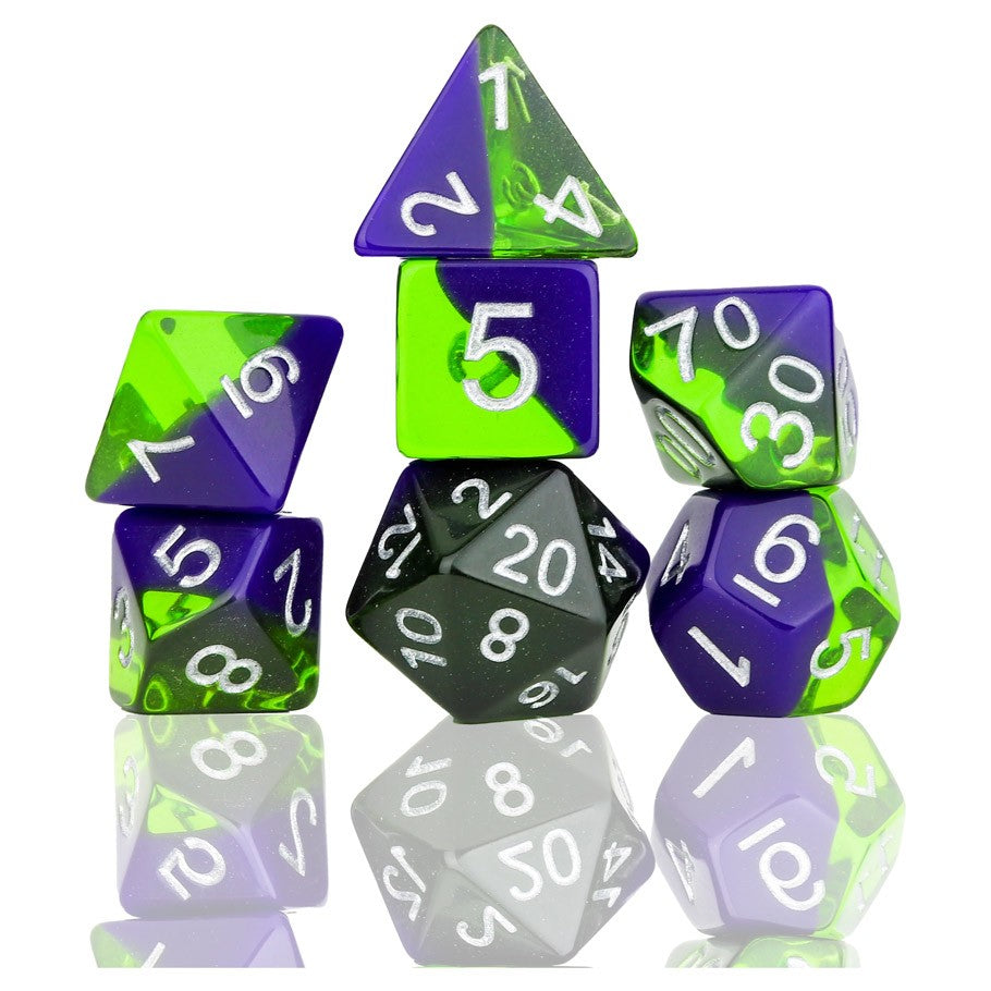 Sea Glass - 7 Dice Set