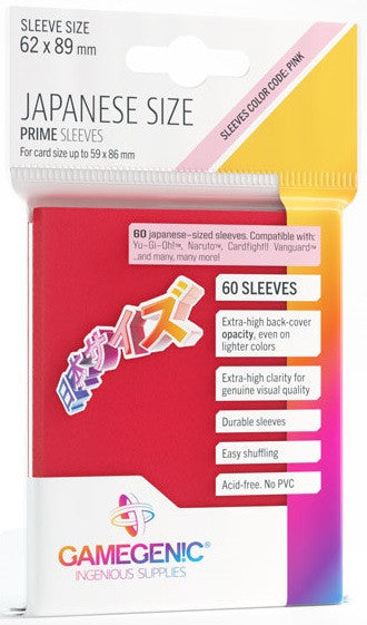 RED Prime Japanese Game Sleeves