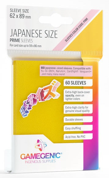 YELLOW Prime Japanese Game Sleeves
