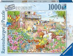 Beach Garden Cafe Puzzle 1000pc