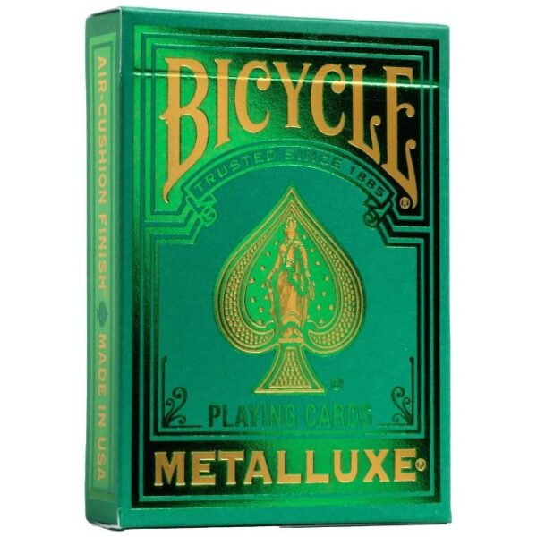 Metalluxe Green- Bicycle Playing Cards