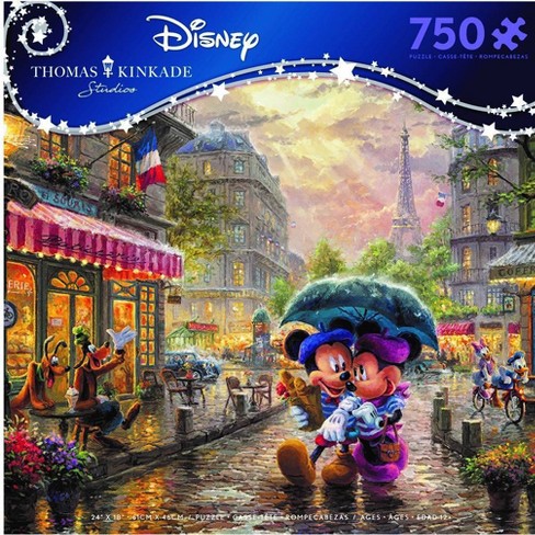 Kinkade - Mickey and Minnie In Paris 750Pc