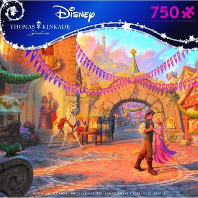 Kinkade - Rapunzel Dancing In the Sunlit Courtyard 750Pc