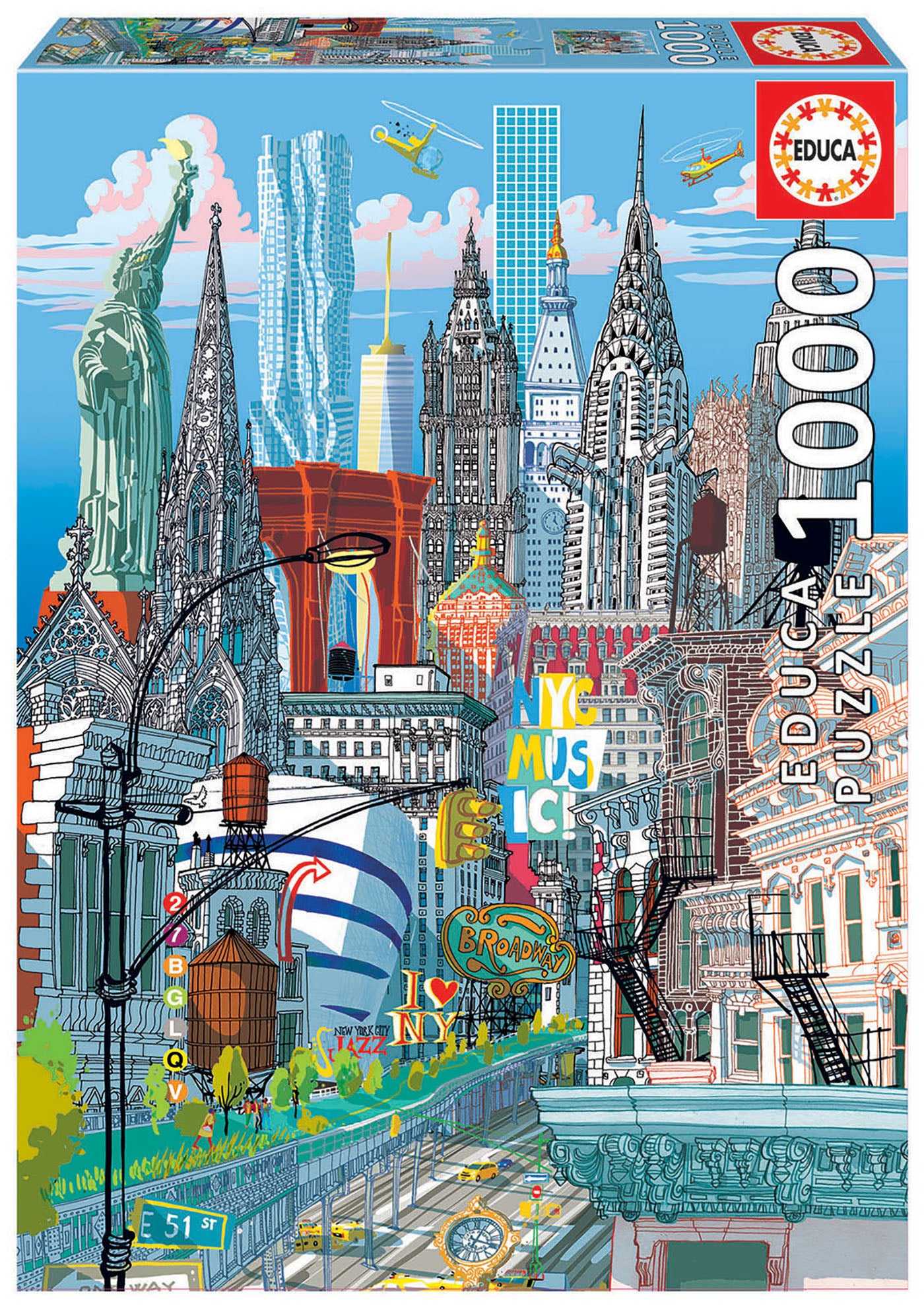 New York, Carlo Stanga 1000pc