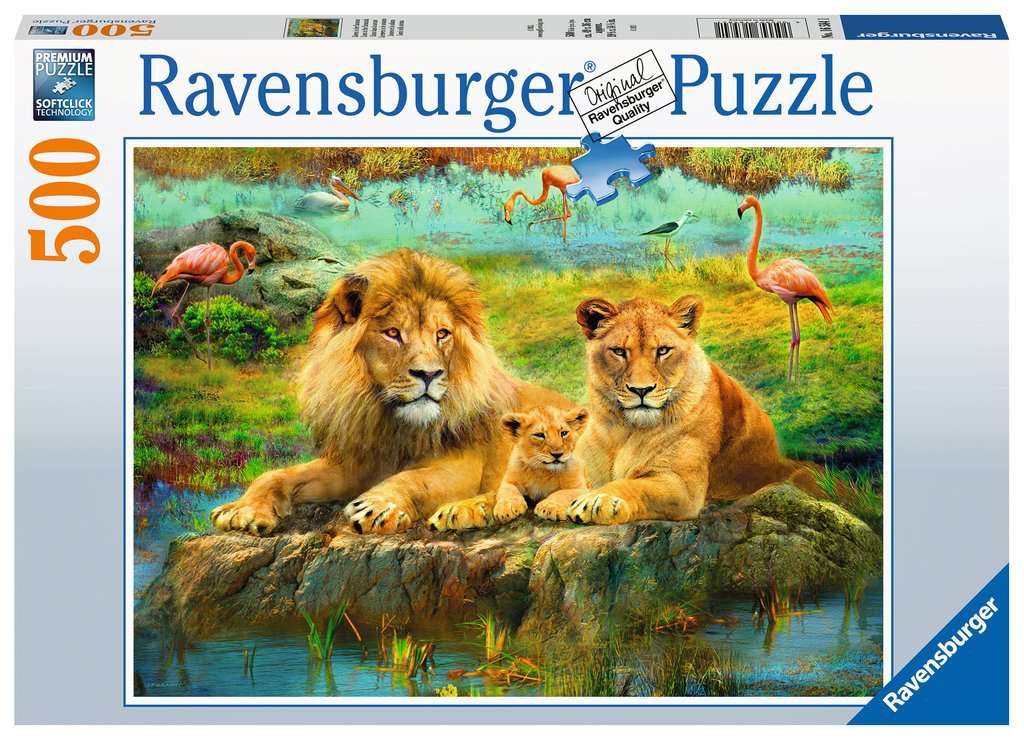 Lions in the Savannah Puzzle 500pc