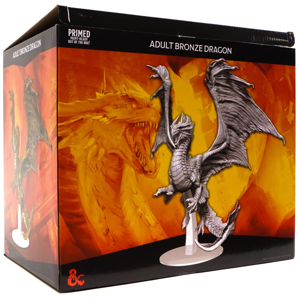 Adult Bronze Dragon Unpainted D&D Nozlurs Marvelous Miniatures