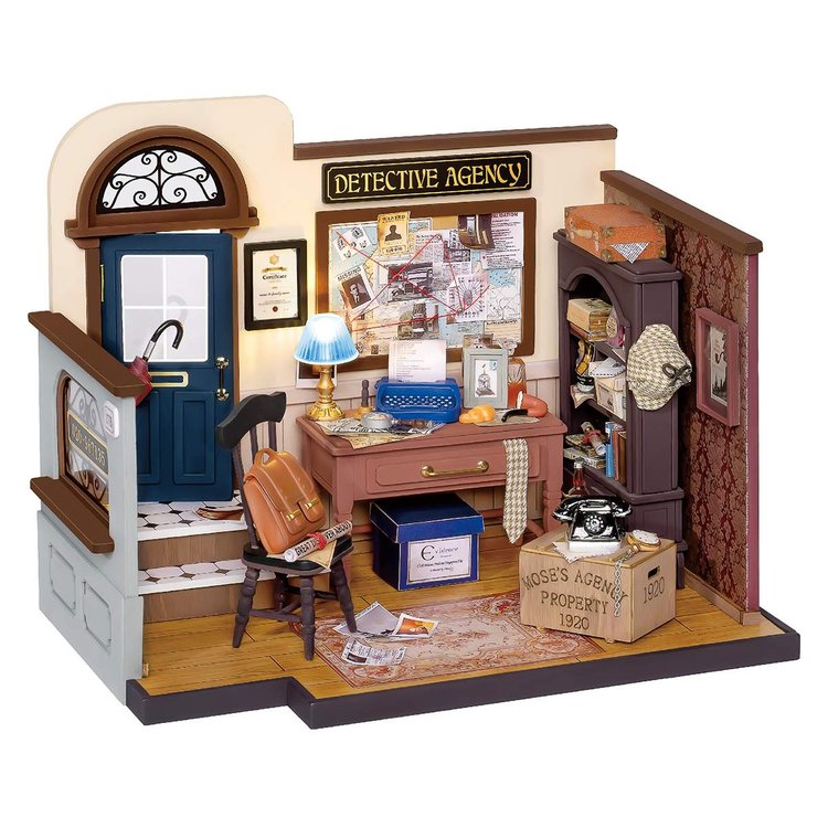 MOSES DETECTIVE AGENCY - DIY MINI HOUSE - ROBOTIME