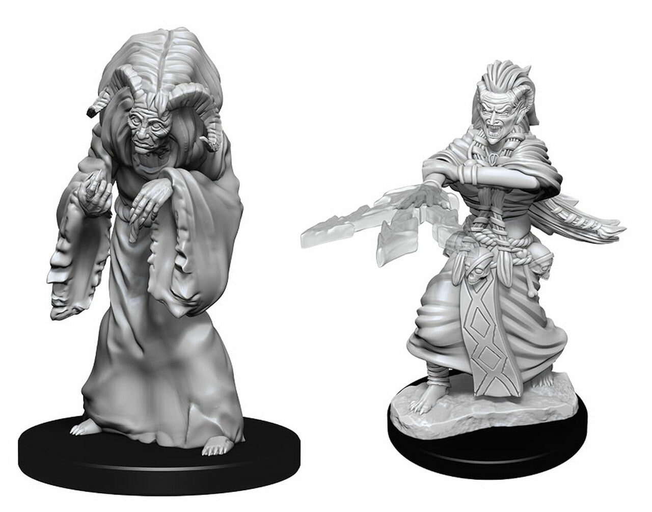 Night Hag & Dusk Hag - D&D Nolzurs Marvelous Unpainted Miniatures