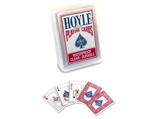 Hoyle Waterproof Clear Playing Cards