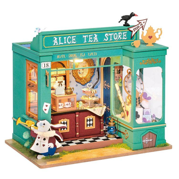 ALICES TEA STORE - DIY MINI HOUSE - ROBOTIME