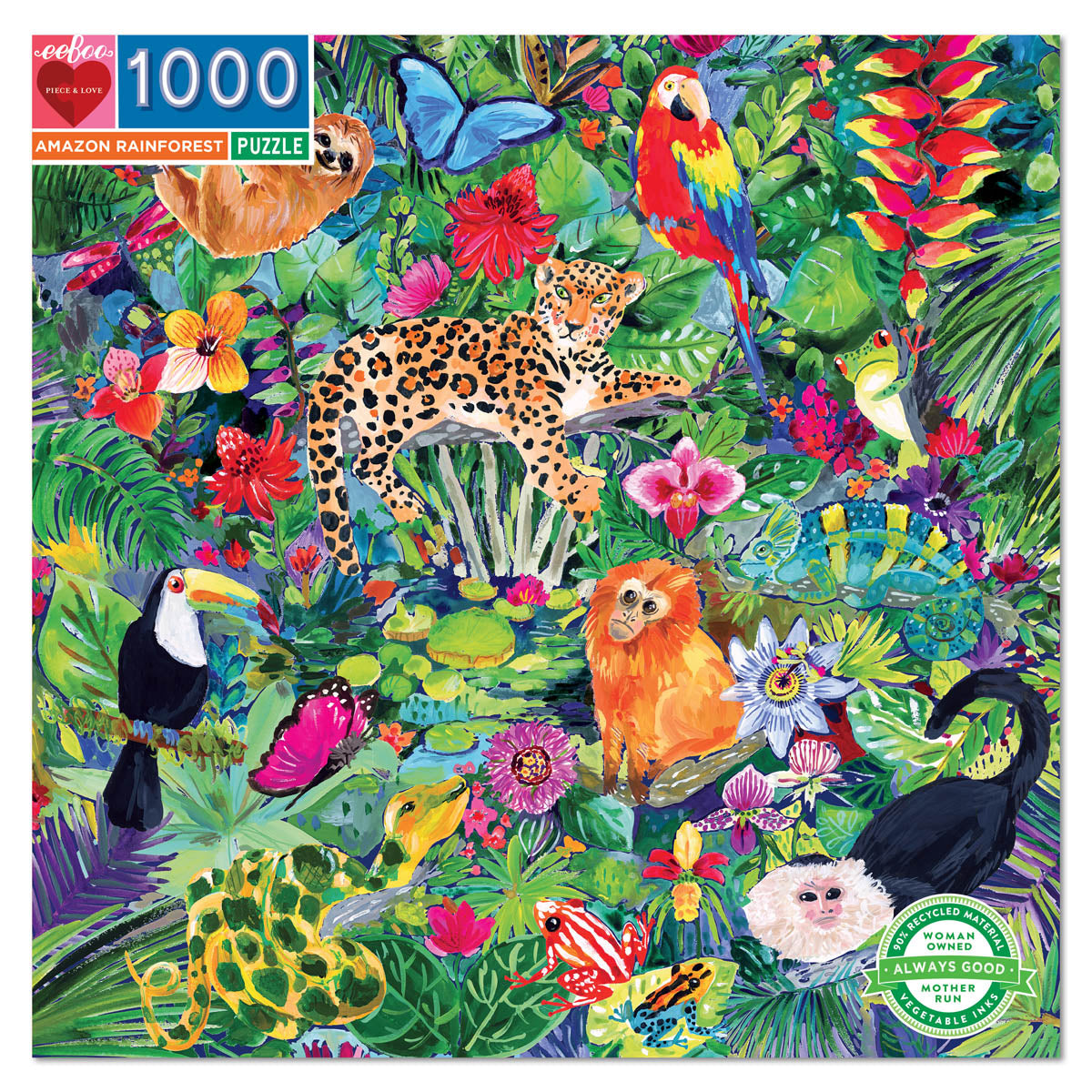 Amazon Rainforest - 1000pc eeBoo