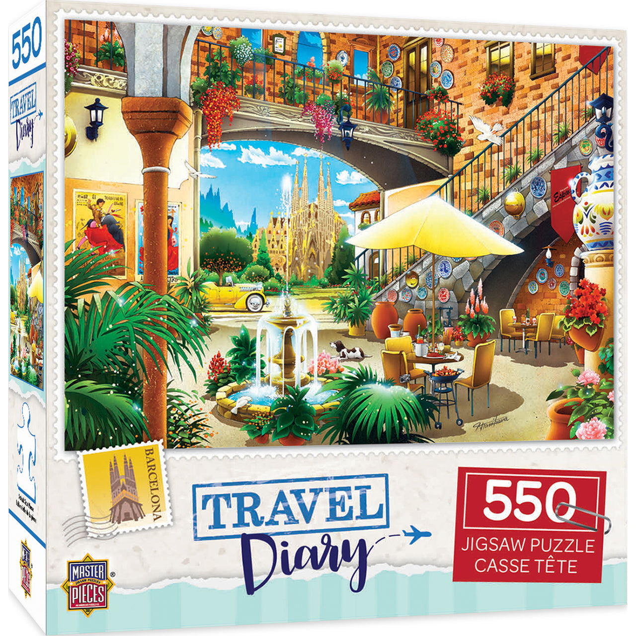 Barcelona - Travel Diary - 550pc Masterpiece