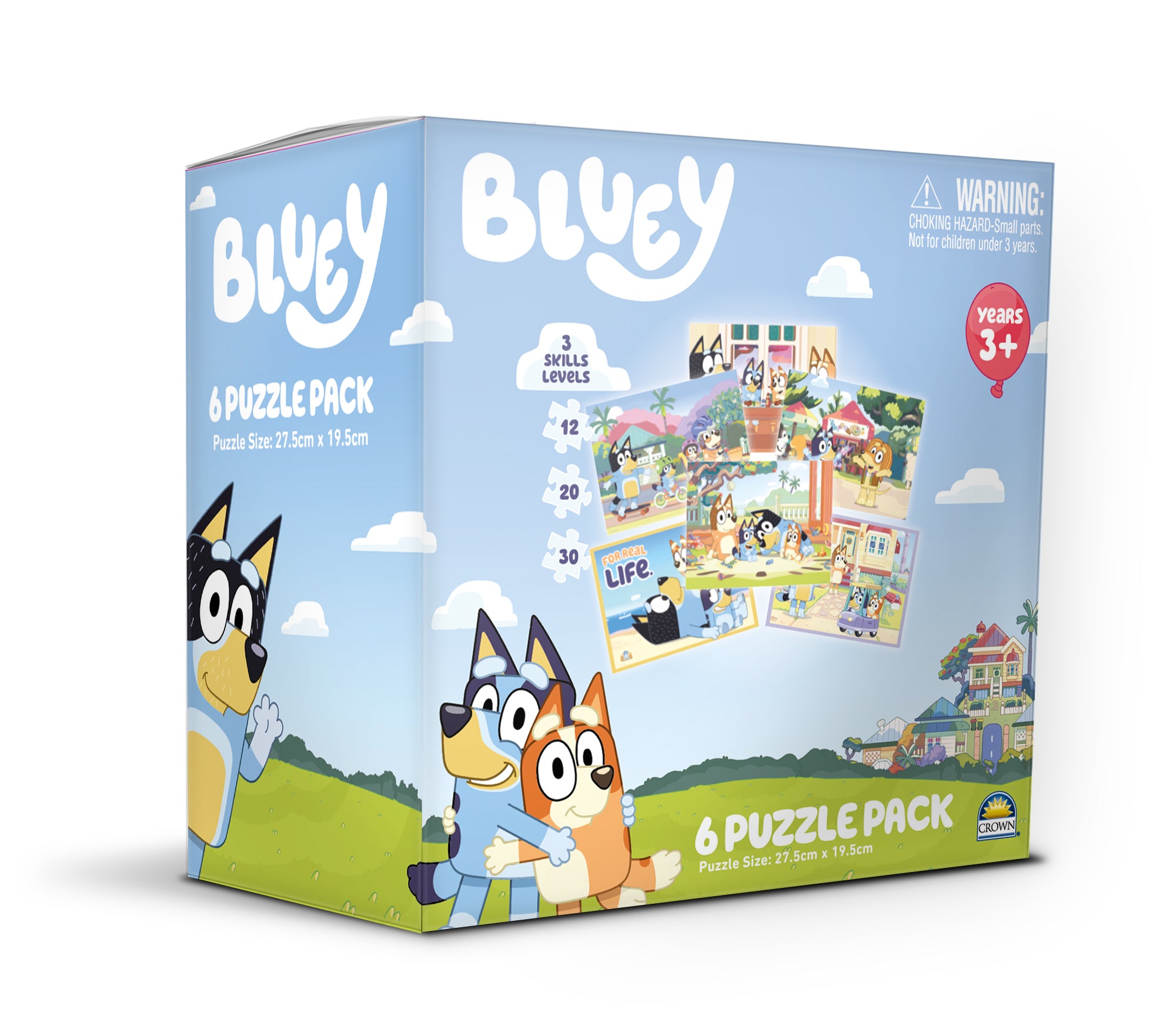 Bluey 6 in 1 Puzzle Pack