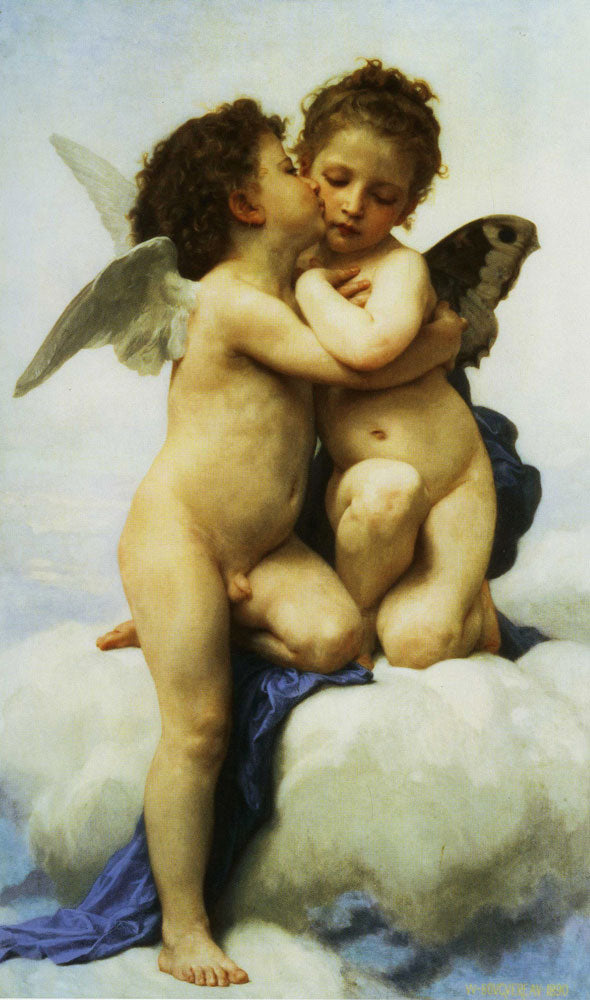 Bouguereau - Cupid and Psyche as Children 500 pce