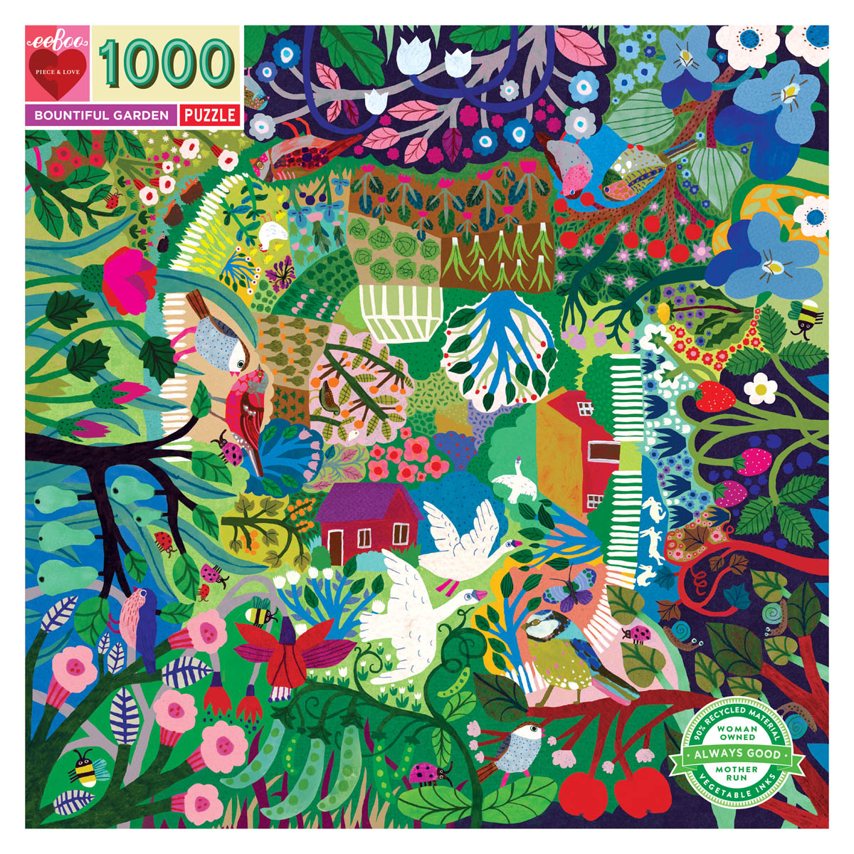 Bountiful Garden - 1000pc eeBoo