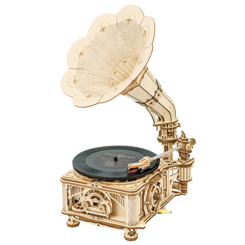 GRAMOPHONE - MECHANICAL GEAR CLASSICAL - ROBOTIME