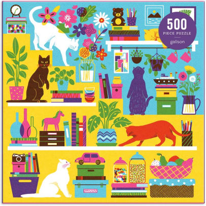 Curious Cats - 500pc Galison