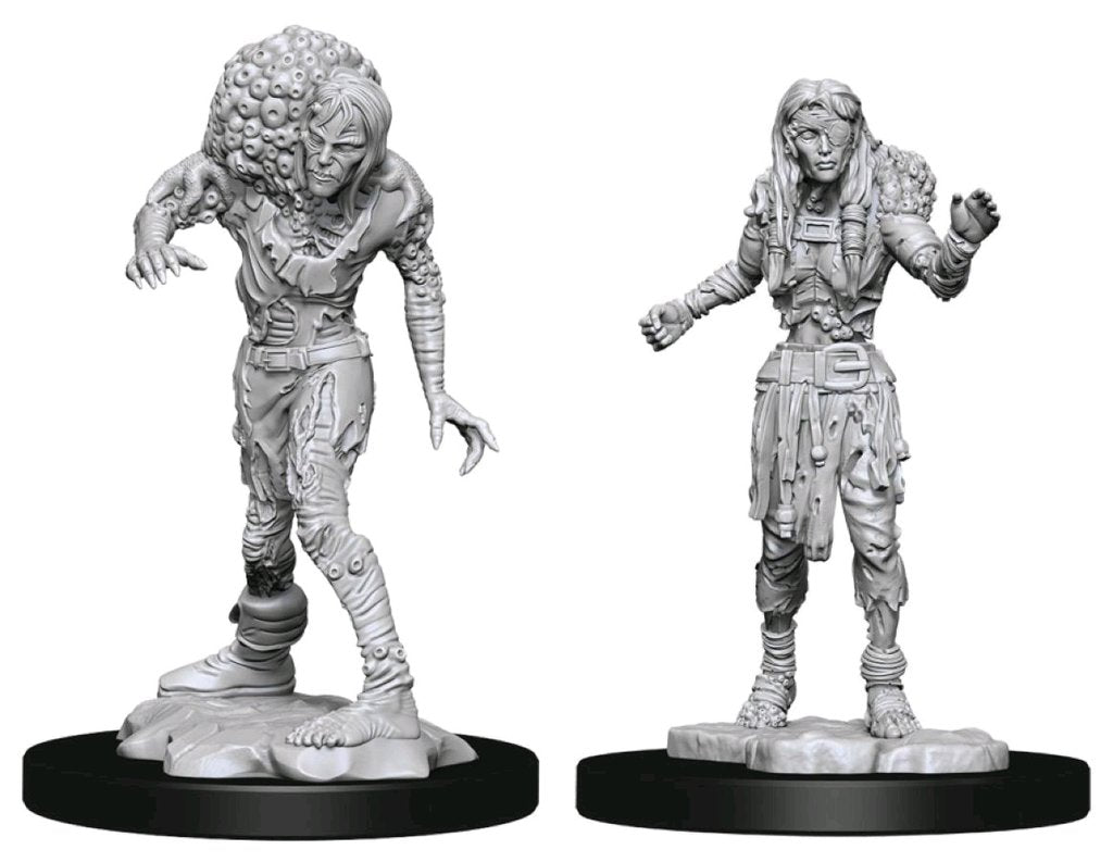 Drowned Assassin & Drowned Asetic - D&D Nolzurs Marvelous Unpainted Miniatures