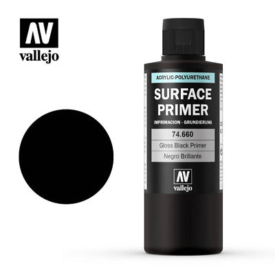 Gloss Black - Surface Primer Vallejo