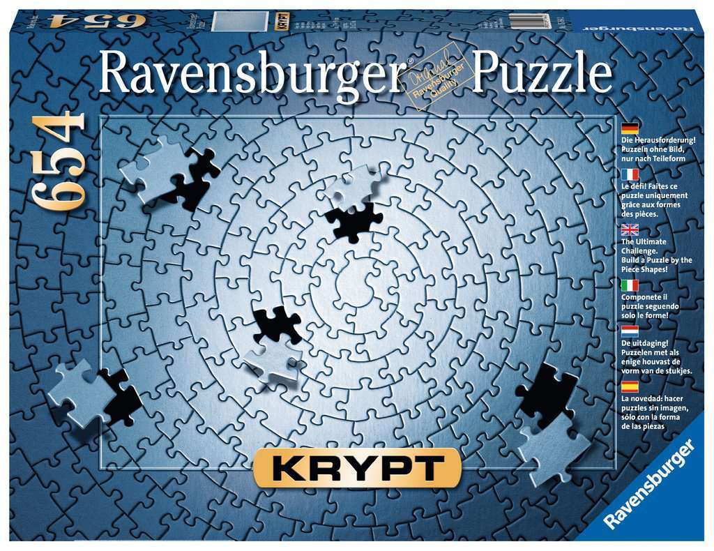 KRYPT Silver Spiral Puzzle 654pc