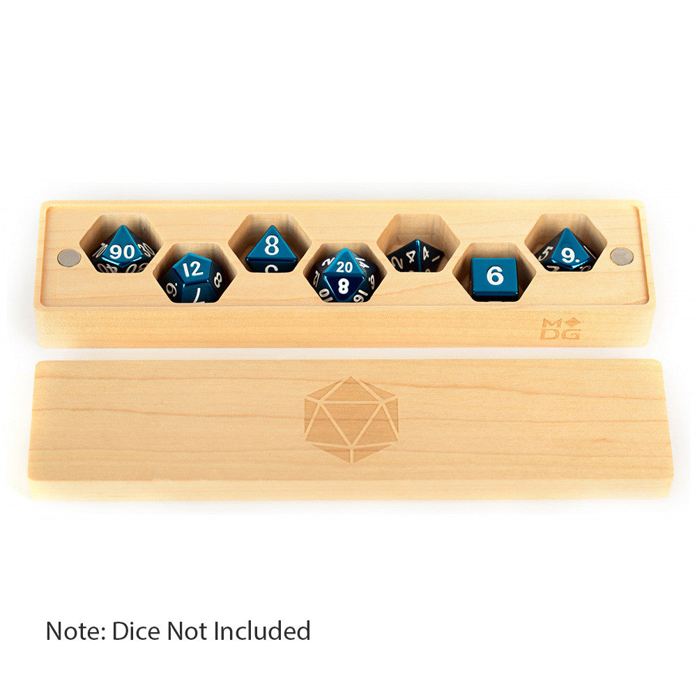 Maple - MDG Premium Wood Dice Vault