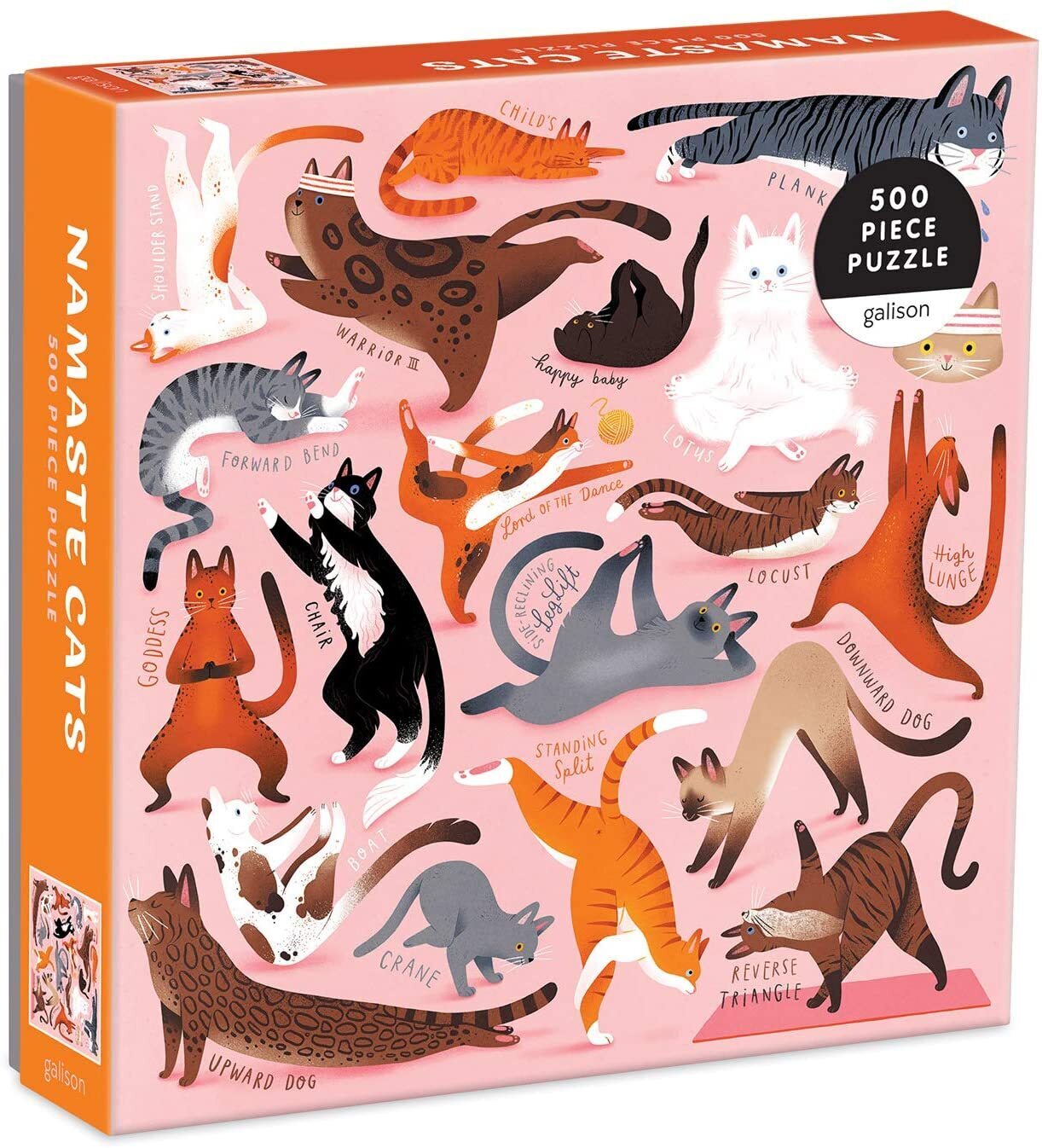 Namaste Cats - 500pc Galison