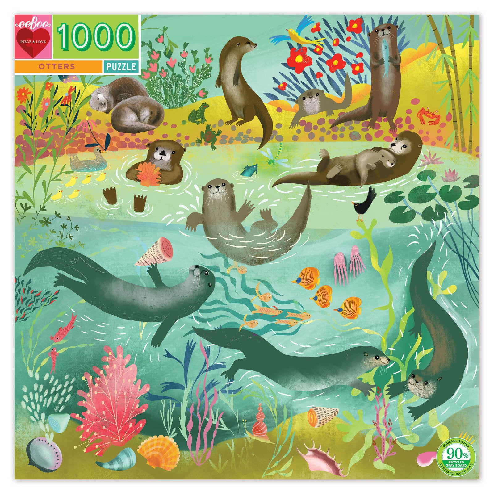 Otters - 1000pc eeBoo