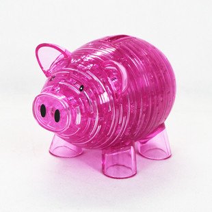 Piggy Bank - 3D Crystal Puzzle