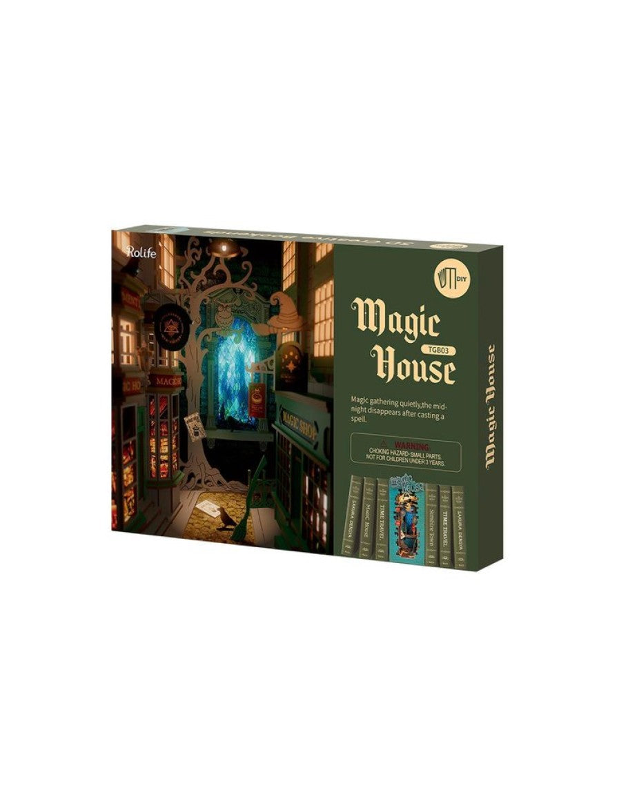 MAGIC HOUSE - DIY BOOKENDS KIT - ROBOTIME