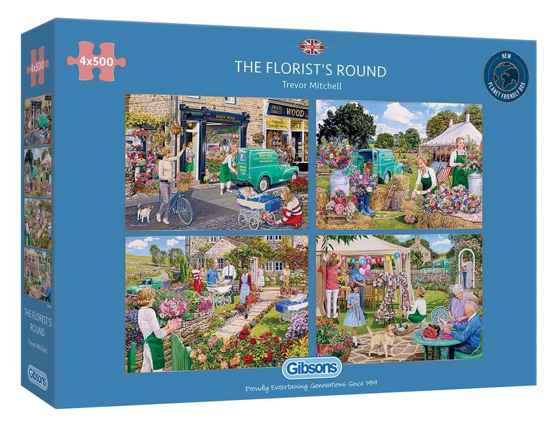 The Florists Round 4 x 500pcs - Gibsons