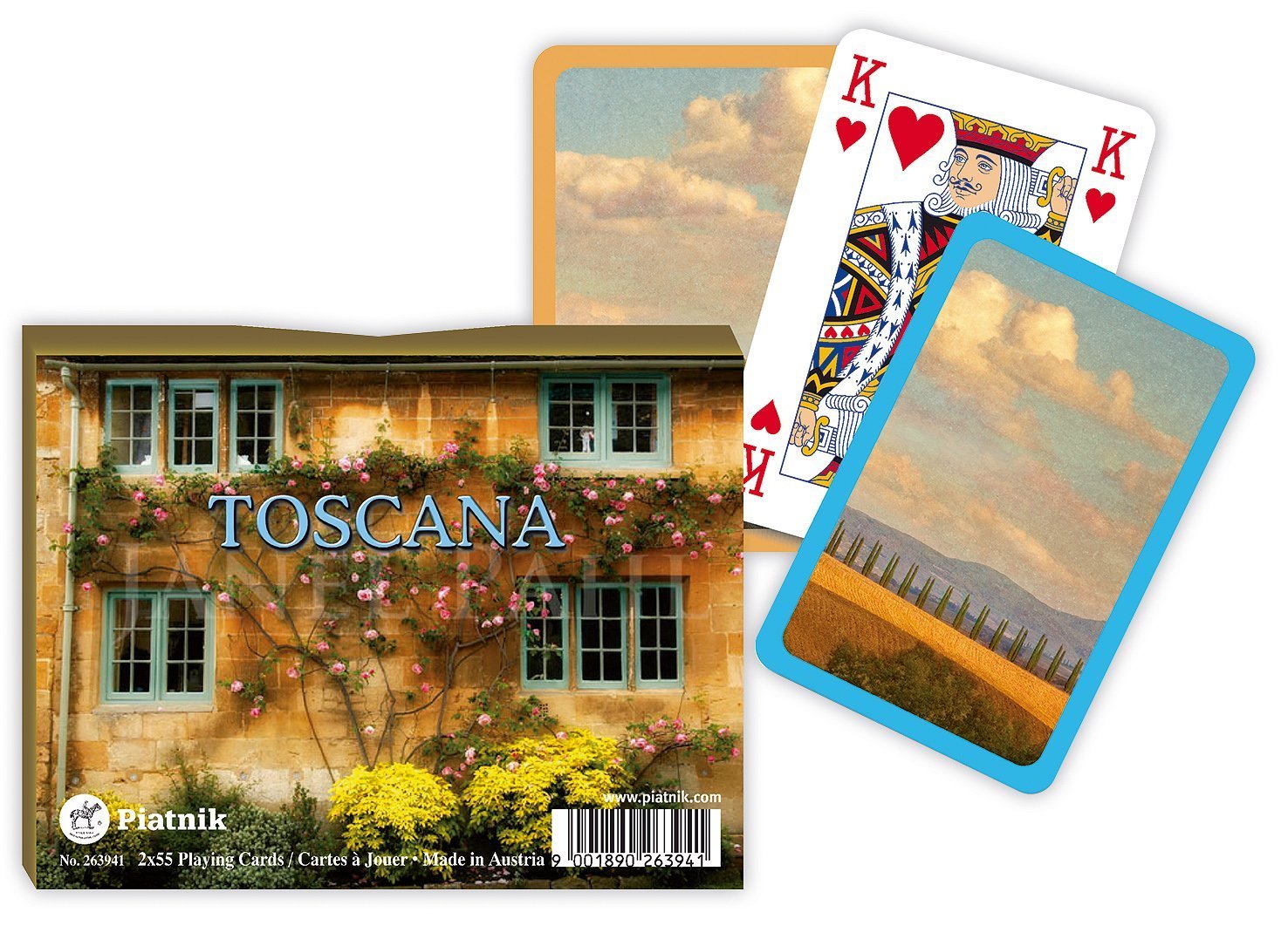 Toscana - Piatnik Playing Cards Double Deck